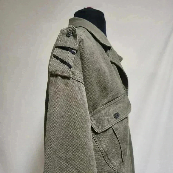 Ultra Pink Large Drab Green Military‎ Inspired Jacket Unisex Corset Back Grunge - Picture 6 of 14